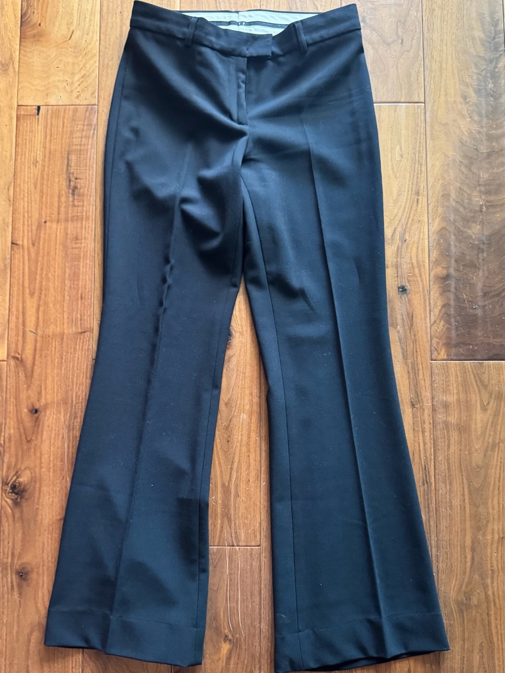 Vintage Theory Black Women's Tailored Dress Pants, zip front with button.